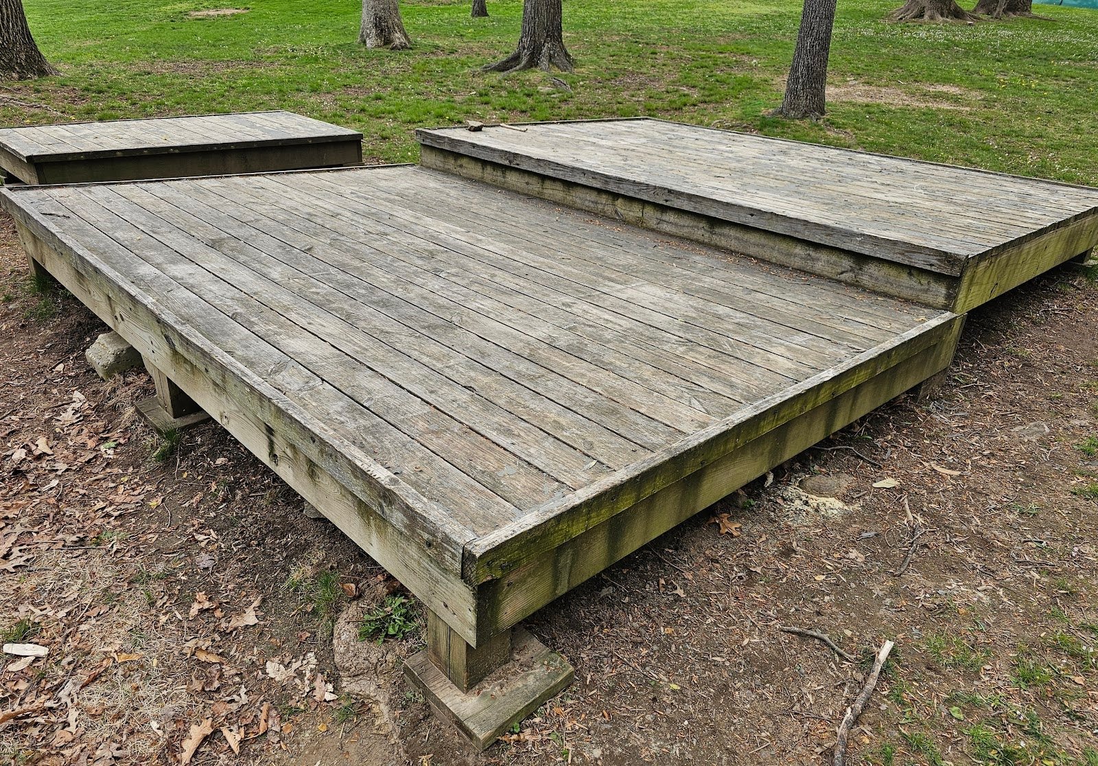 Deck Platform Set Just Above the Ground - Part I
