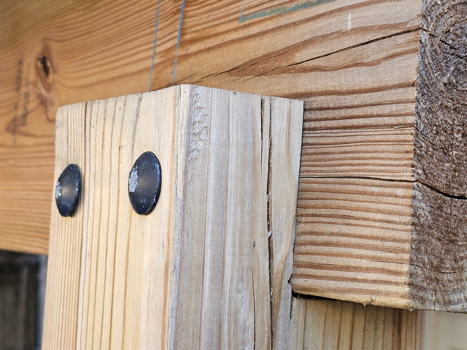 Shouldered Post Cut Short of Girder