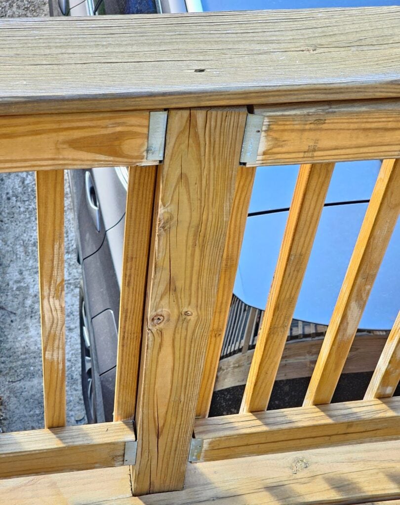 Secure deck framing using Connector Clips in Washington DC
