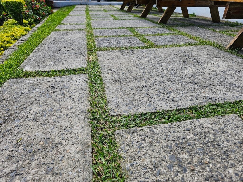 Cast-in-place Concrete Pavers design close-up