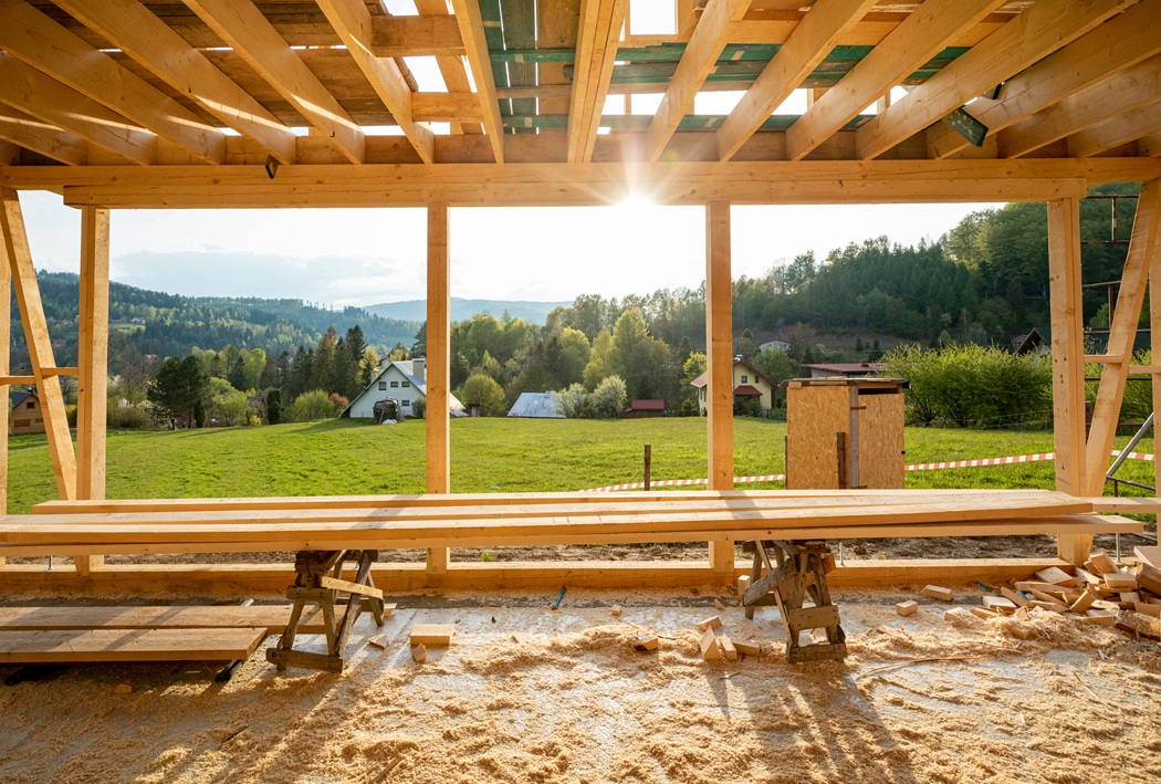 Poorly built porch structure on a Bethesda home showing common porch construction mistakes