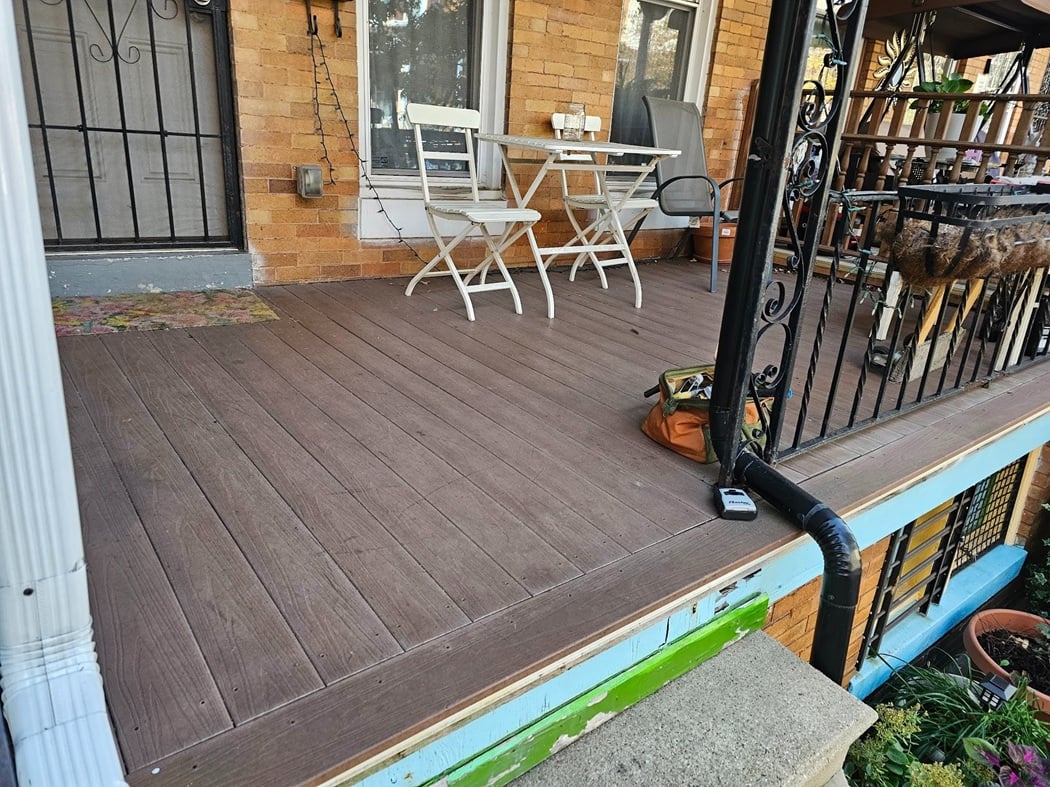 Composite Front Porch Floor in DC Homes
